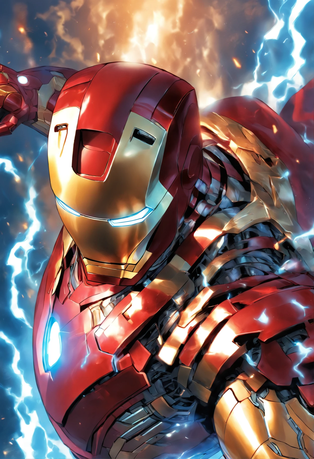 Iron man fused with thor - SeaArt AI