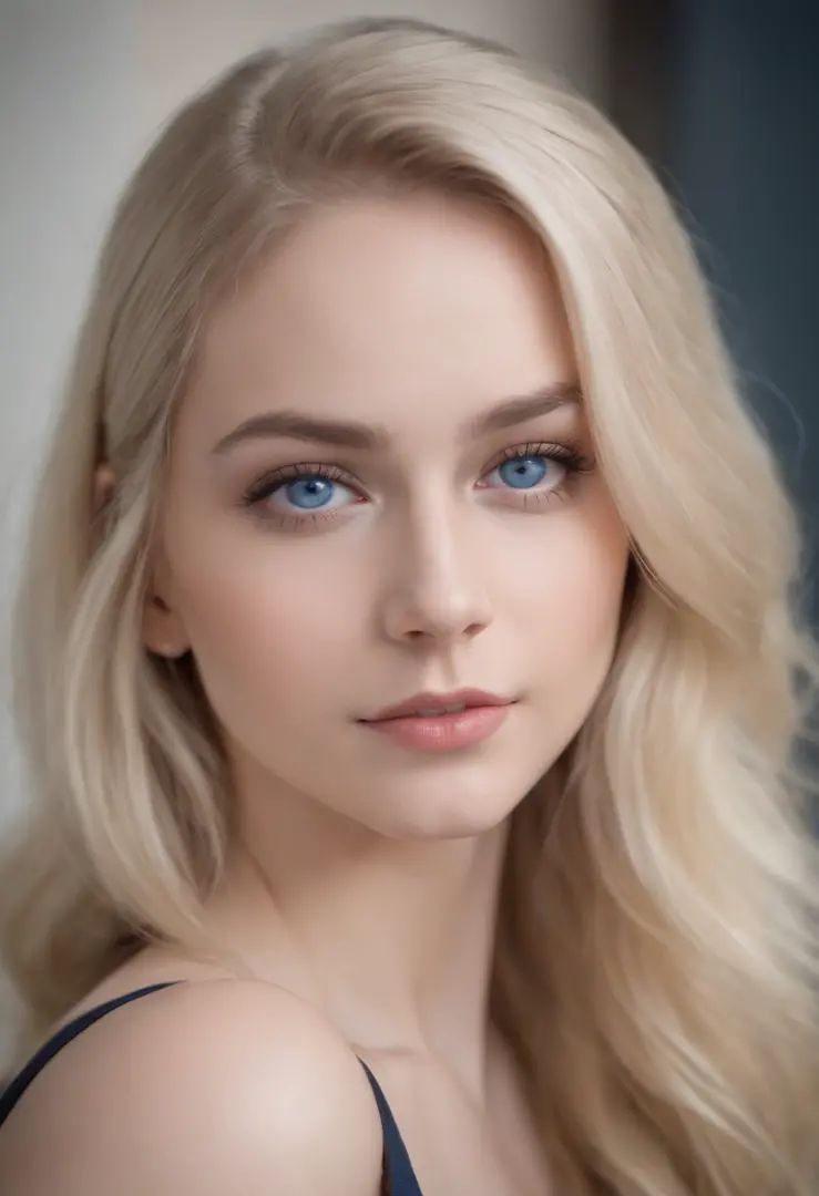 light skin, Woman around 19 years old, natural blonde hair, Distinctive blue eyes, Kohl dress, Slim and elegant, gorgeous, in a gym environment, Ultra sharp focus, Realistic shot, Female gothic clothing, Tetradic colors (scar:1.4 )