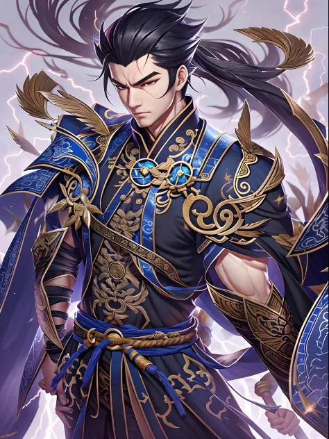 Description = Appearance: Li Tianlong is a tall and lean young man with a commanding presence. He has jet-black hair that falls ...