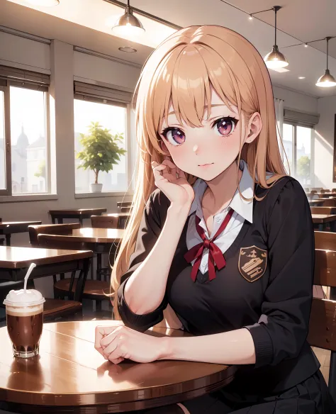 (masterpiece, best quality), (absurdres:1.2), (ultra detailed, 8k, ultra highres:1.2), 1girl, pov dating, cafe, coffee, sitting,...