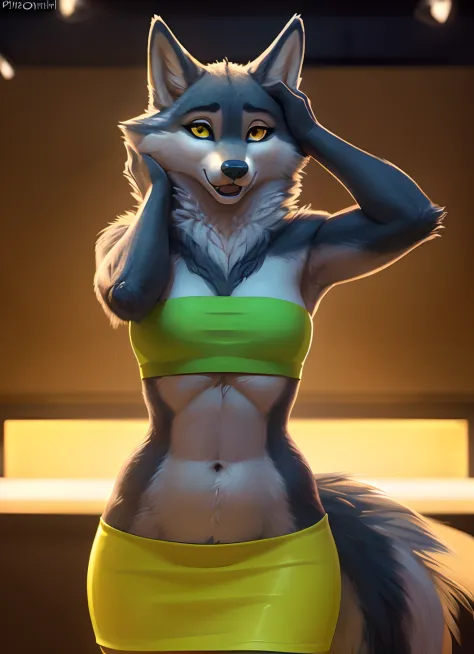 [porshachrystal], [Uploaded to e621.net; (Foxovh), (Pixelsketcher), (w4g4)], [Uploaded to twitter.com; (@senip)], ((masterpiece)), ((HD)), ((High quality)), ((solo portrait)) ((front view)), ((furry; anthro wolf girl)), ((detailed fur)), ((detailed shading...