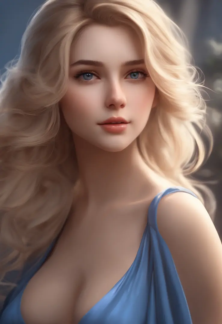 masterpiece: 1.4), 1 blonde girl, teenage, (small breasts), realistic skin  - SeaArt AI