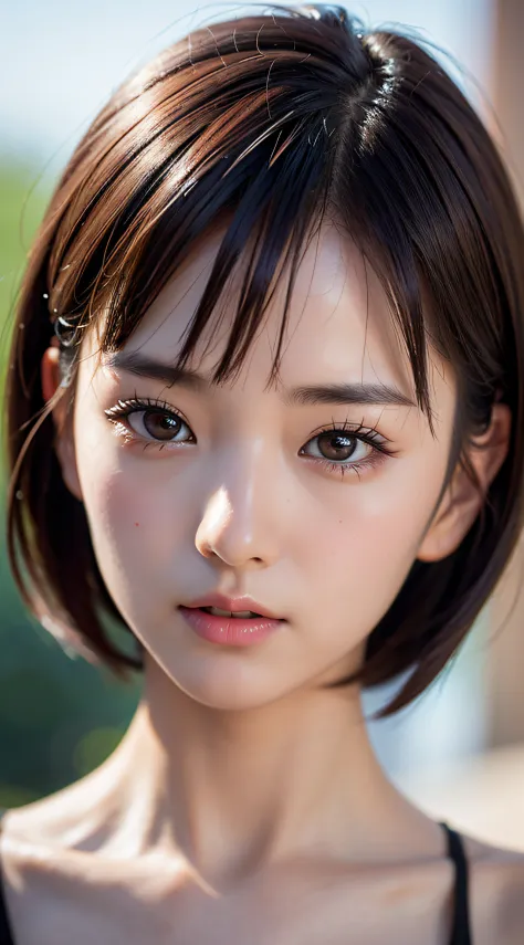 yinchuan:1.5,close-up,masterpiece,best quality,original photo,realistic,face,incredibly surreal,beautiful girl,lovely,short hair...