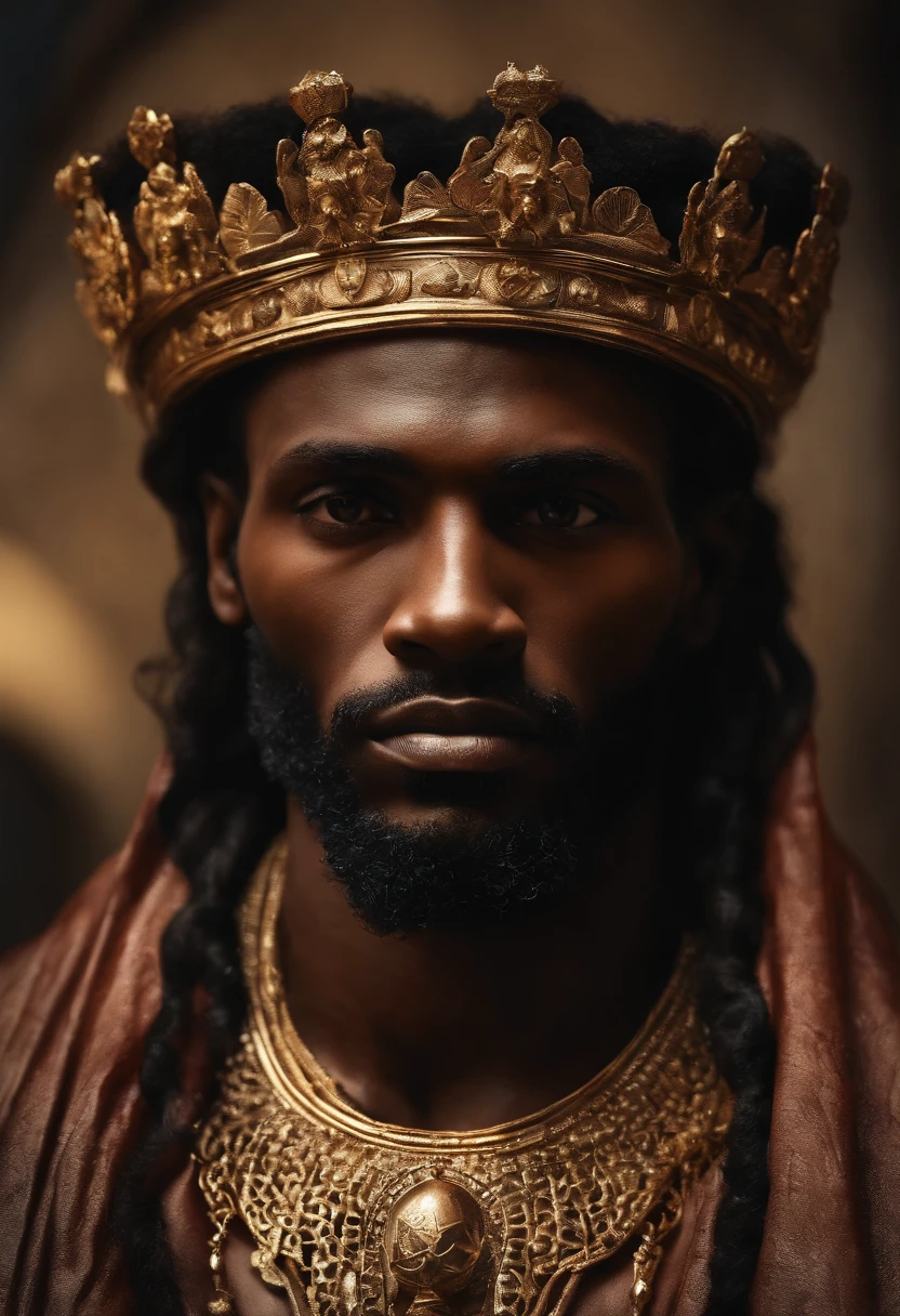 Create A Dramatic Portrait Of African Jesus Of Nazareth Byzantine,with 