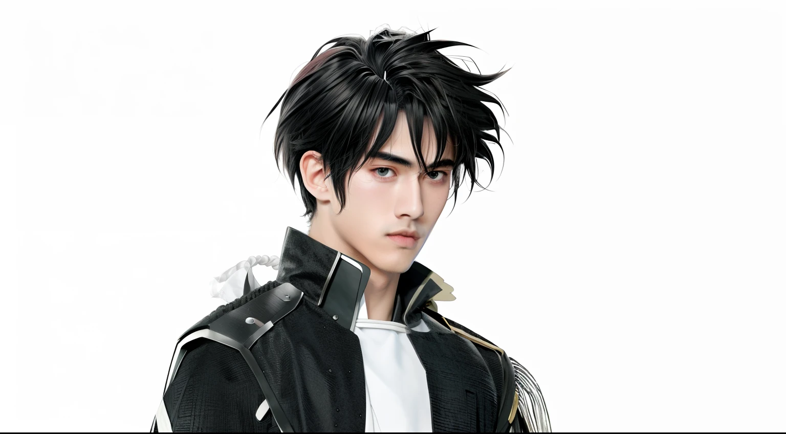 anime, black and white, subject, Anime art, subject, subject, subject, subject, subject, subject, subject, subject, subject, subject, subject, anime handsome man, manga style, Kentaro Miura style Manga Art, Male anime style, Anime portrait of a handsome man, anime style character,