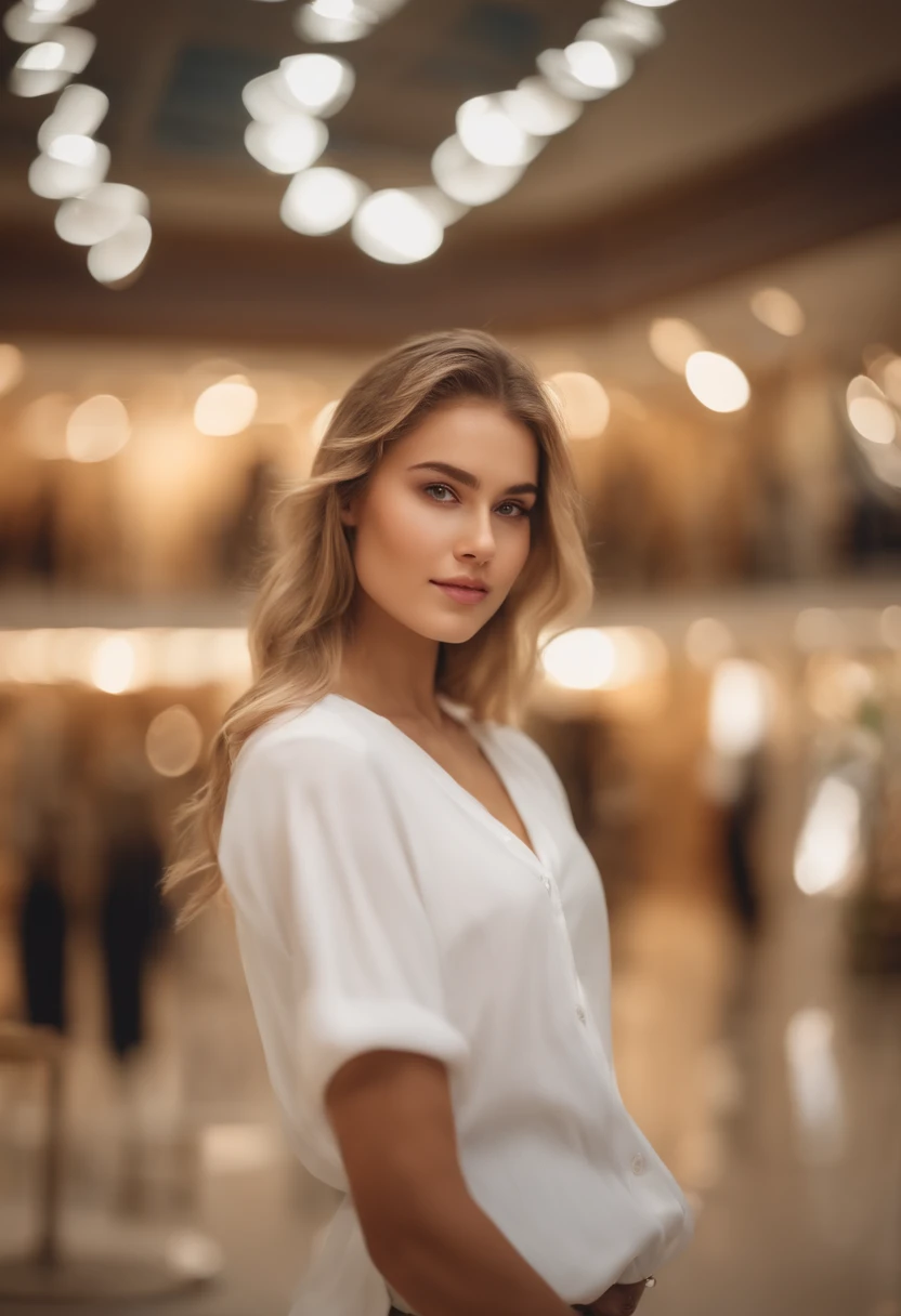 Premium Photo | Cute girl posing at shopping mall