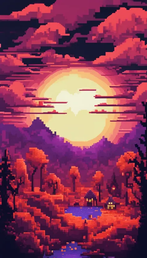 fire pixel art - SeaArt Al - Free Al Art Generator