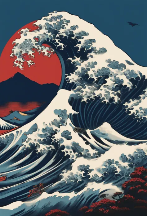 ukiyoe.surf.samurai.wave
