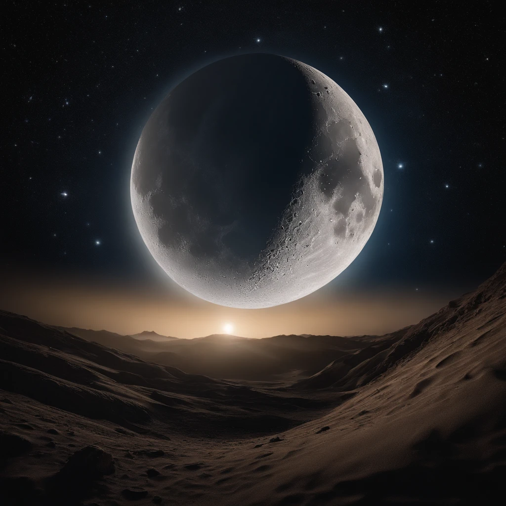 センター ピース、最高品質、優れた画質、8K品質、星空の美しい写真、素敵、アーチ型の天の川:1.25、月面からの地球の眺め:1.25, 月面, スペースの写真, 月面で, 月の背景, 月の背景, 月面で, 月の土, スペースの写真, 月の風景, 月に焦点を当てる, 月面で, 多数のクレーター, 空の巨大な地球が背景に地球を追加します
