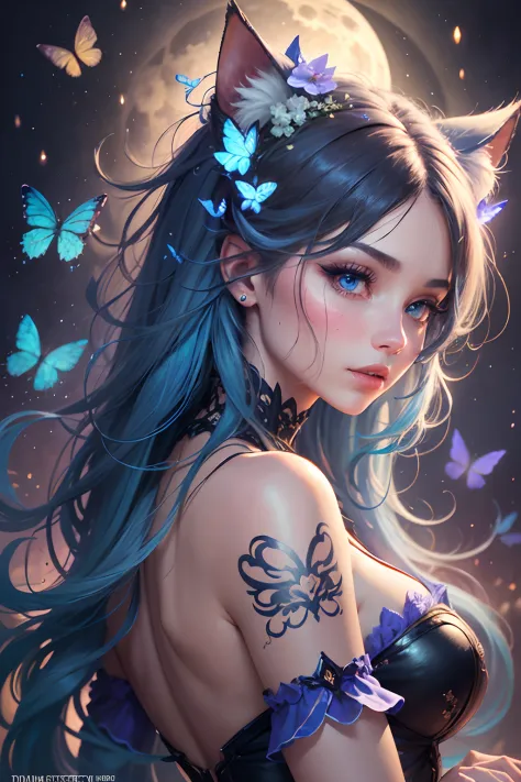 Create a stunning, high-resolution illustration featuring a mesmerizing female figure with intricate and beautiful eyes, a meticulously detailed face, and masterfully crafted side lighting that highlights every exquisite feature. The artwork exudes top-tie...