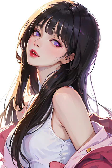(highest resolution, distinct_image) The best quality, a woman, masterpiece, highly detailed, (semi-realistic), long black hair,...