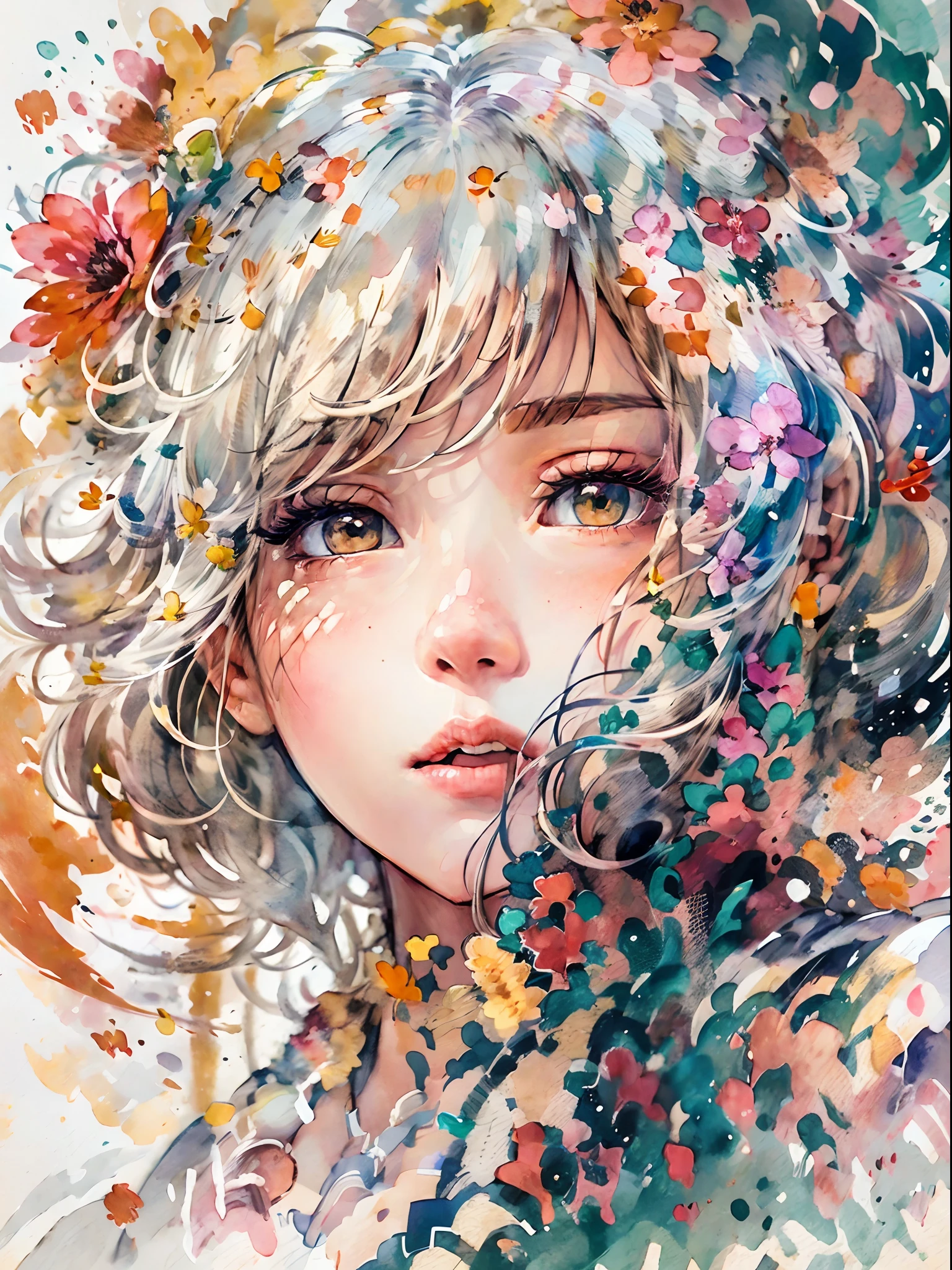 (masutepiece),best quality,Illustration,Art Nouveau,Sumi-e - SeaArt AI