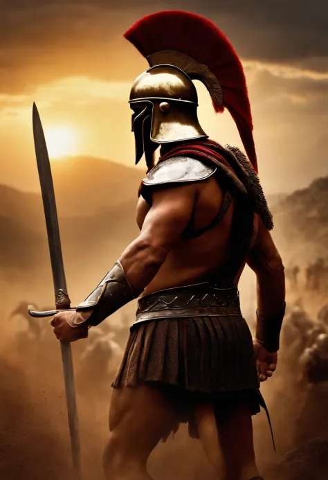 Spartan boys, fierce warriors, muscular bodies, intense gaze, training with spears, leather armors, strong legs, battle formations, ancient Greece, dusty training grounds, disciplined, determined, athletic, fearless, warrior spirit, bronze swords, spartan ...