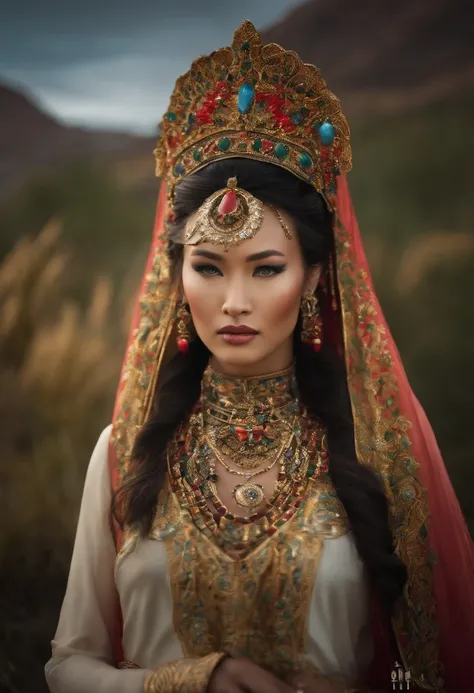 make the Mongolian princess Khutulun real tall - SeaArt AI