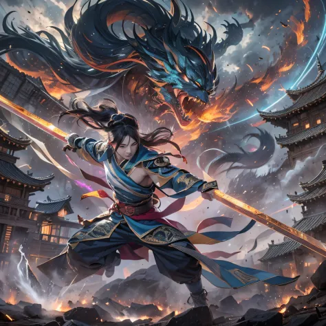 Qin Yu soared into the fairy demon realm, met Liu Hanshu by chance, saw his previous self in him, decided to take him as an appr...
