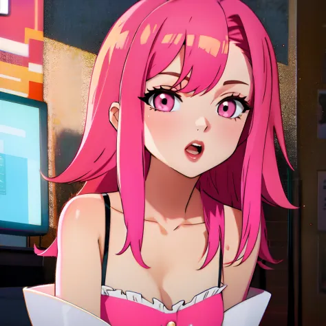 Sexy loli, pink hair