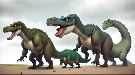 Mutant plants eat dinosaurs