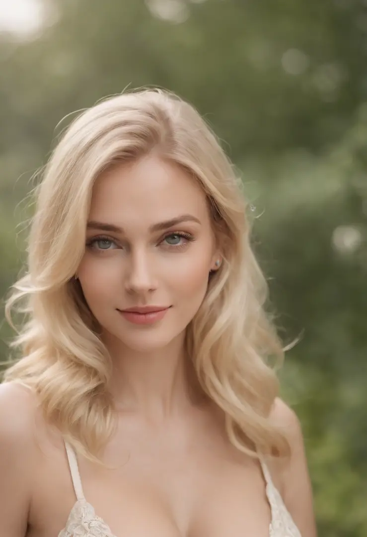 Masterpice Photorealistic Huge Tits Blond Woman, Full body Perfect Body, Perfect Face, Smiling, HD, Dressed up, Selfie, selfie out doors, realistic eyes,