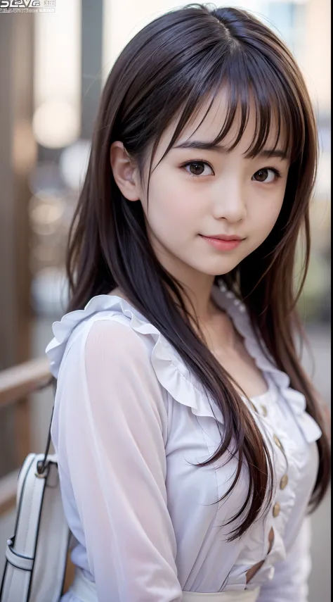 adorable, japanese little girl, 16yo, face focus ,   (frilled white blouse, sleevless:1.1)  , (low contrast,catchlight:1.0),  (extremely detailed skin), (best quality:1.0), (ultra highres:1.0) ,(photo realistic:1.0), (ultra detailed:1.0), (8k, RAW photo:1....