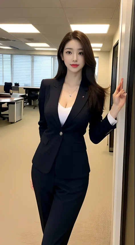 Tall and slender beauty、Beauty in suits、Colossal tits、undershirt、Cool ...