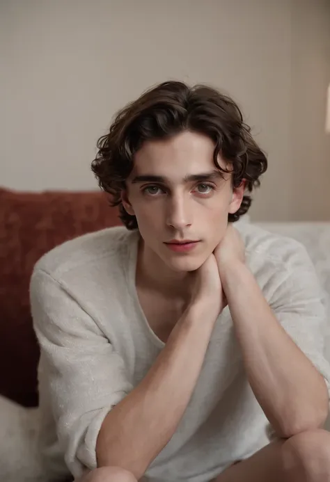 Timothee chalamet nu de alta qualidade e muito realista sem camisa - SeaArt  AI