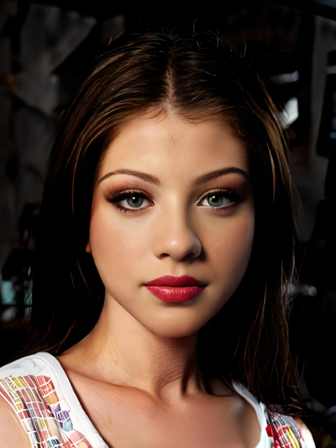 michelle trachtenberg, bigfaketits, nfsw, Obra-Prima de trabalho, alta qualidade, 4k, belo design, brilhante, Foto premiada, Extremamente Detalhada, Awesome, detalhes finos, Absurdo, altamente detalhados, olhos e rosto extremamente detalhados, by lee jeffries nikon d850 film stock photography 4 kodak camera portra 400 lens f1.6 Rich Colors Realistic Texture Hyper Realistic Dramatic Lighting UnrealEngine Trend in Artstation Cinestill 800 Tungsten