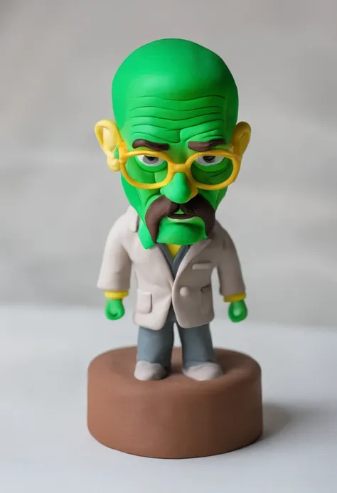 A close up of a toy figure of a man with a beard and glasses - SeaArt AI