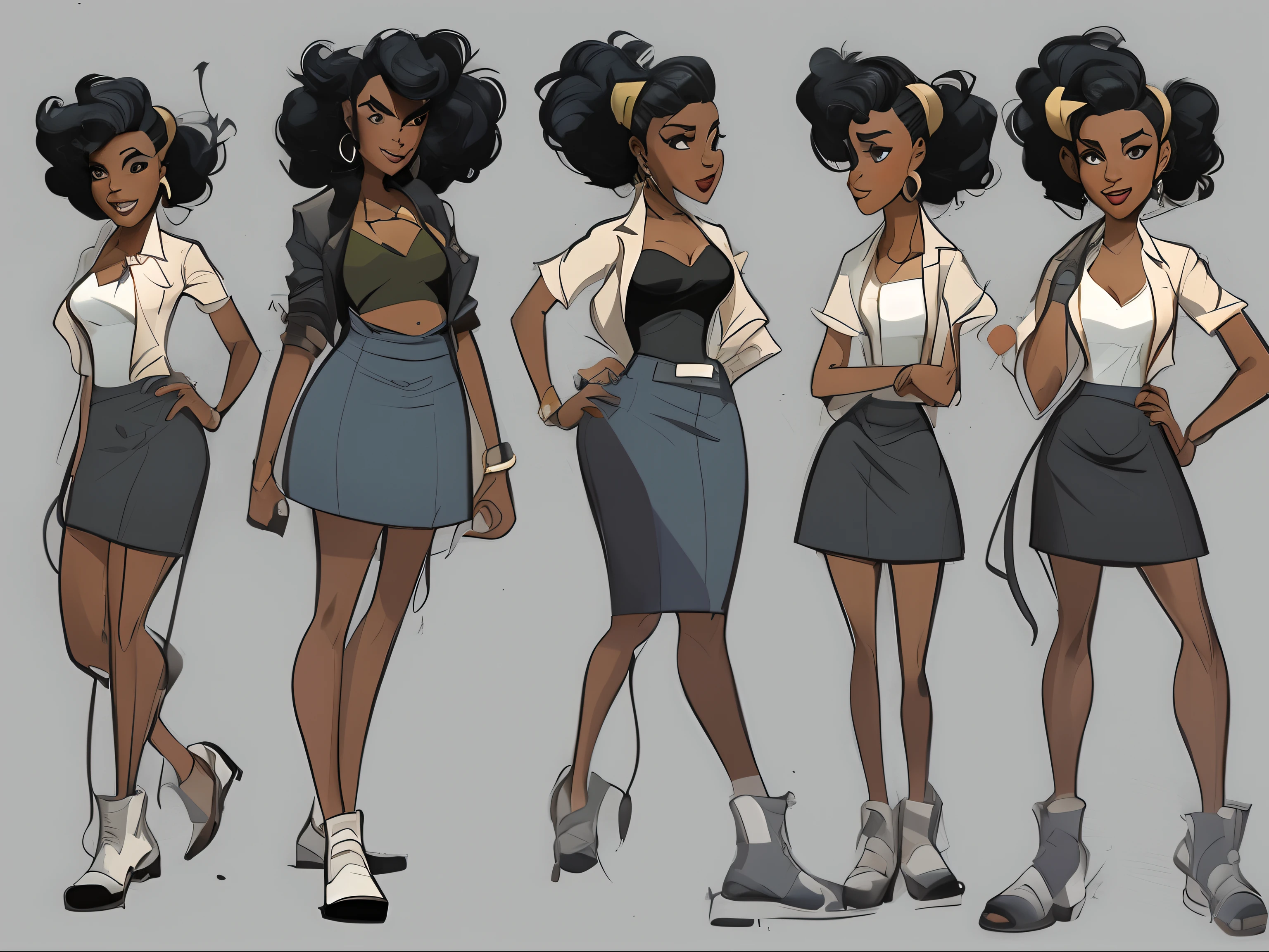 Elisa Galvan - Character design