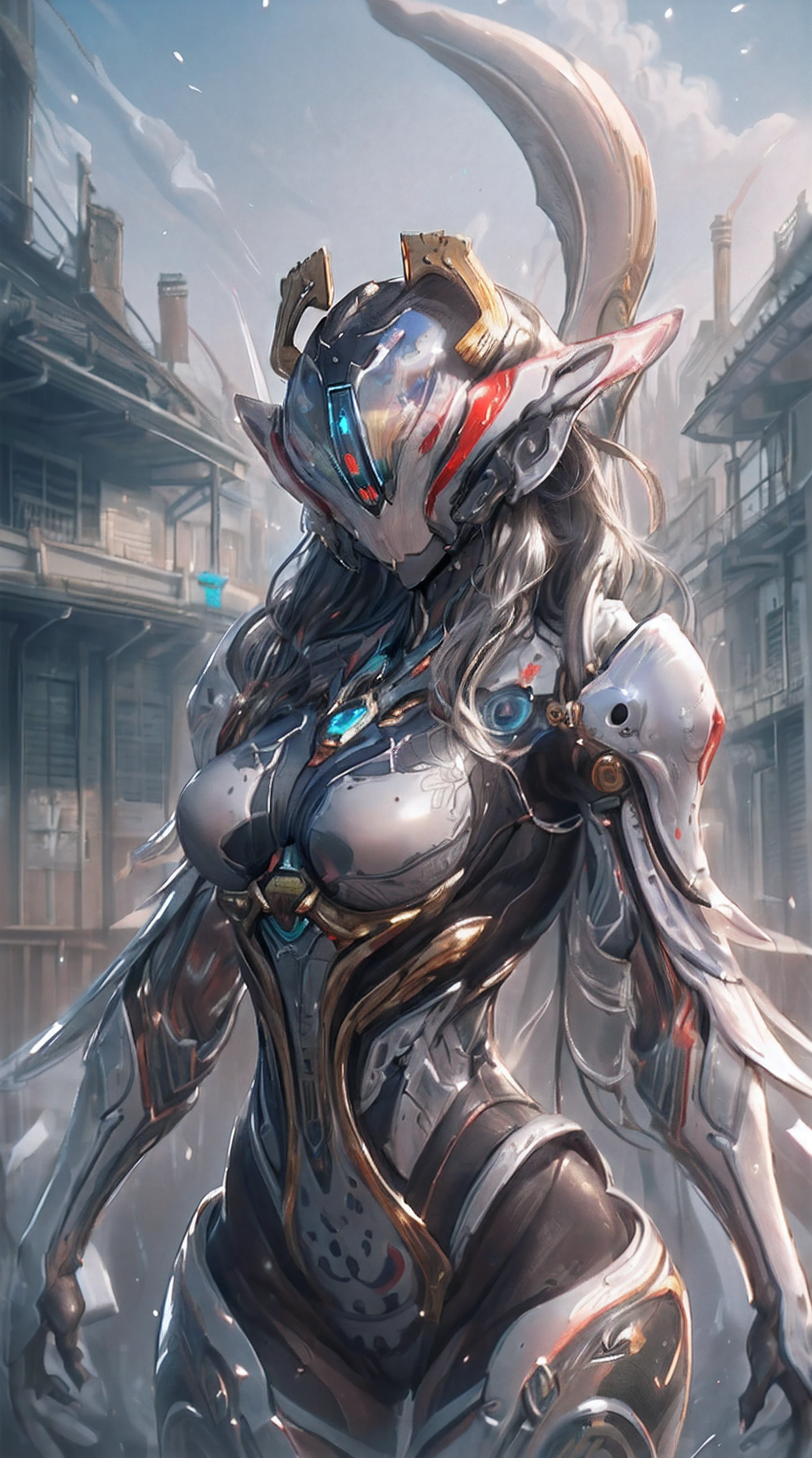 (((best quality))),(((ultra detailed))),(((masterpiece))),illustration,1 girl, no face, mysterious, helmet, Asuka cosplay costume, bodysuit,standing pose,Extreme detail expression,Ultra High Definition,Maximum Detail Display,Hyperdetail,Clear details,Amazing quality,Super details,Unbelievable,HDR,16K,details,The most authentic,Glossy solid color