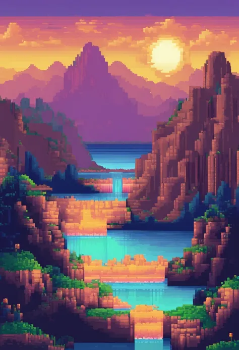 3d pixel art 4k wallpaper - SeaArt Al - Free Al Art Generator