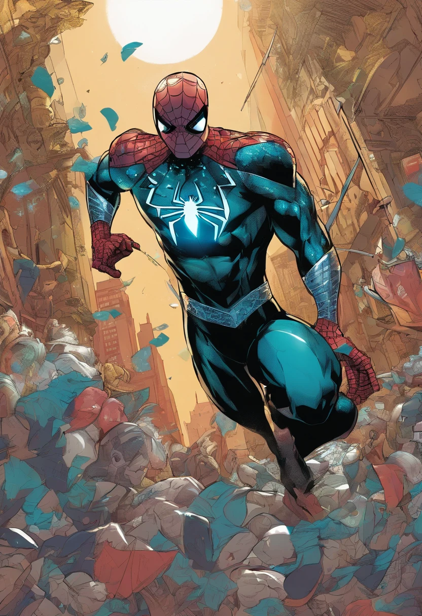 Spider - man by mark bagley and mike bagley - SeaArt AI