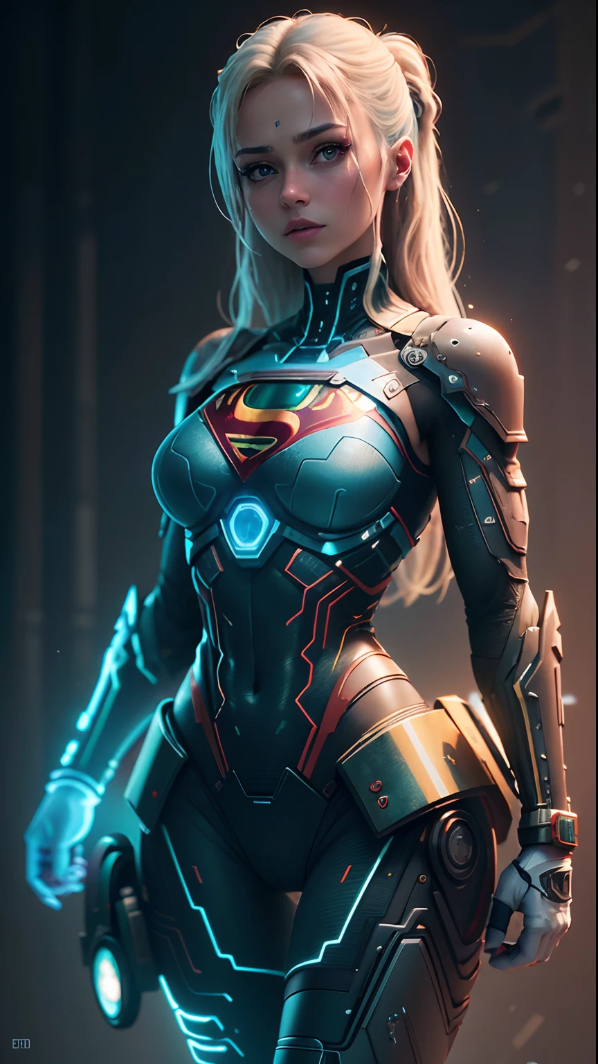 ((meilleure qualité)), ((premier travail)), (détaillé: 1.4), ..3D, une image d&#39;une belle femme supergirl cyberpunk,HDR utilisant la lettre S de Superman sur la poitrine (Plage dynamique élevée),tracé laser,NVIDIA RTX,Super-résolution,Irréel 5,Diffusion souterraine, Texture PBR, Post-traitement, Filtrage anisotrope, Profondeur de champ, clarté et netteté maximales, Textures multicouches, Cartes albédo et spéculaire, ombrage de surface, Simulation précise de l&#39;interaction lumière-matériau, parfaitement proportionné, rendu octan, Éclairage bicolore,Large ouverture,ISO faible,balance des blancs,règle des tiers,8K BRUT,CircuitBoardAI,
