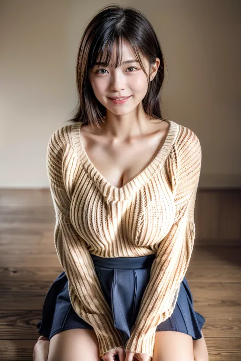 Enhanced dynamic perspective，Cute cute beautiful girl、15yo student, (Huge breasts:1.3), busty, Flowing sweat, narrow shoulder,((...