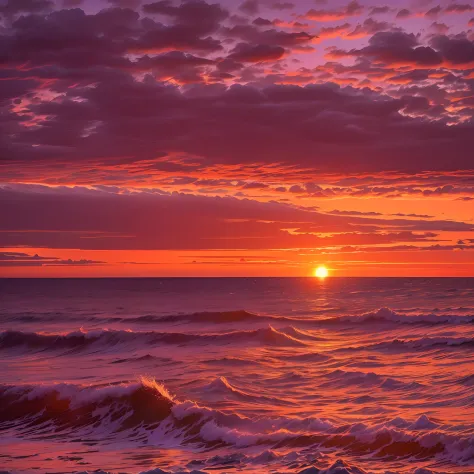 Sunset over the sea，There are ships in the distance, Image Source：Jan Tennagel, pexels, romanticism lain, the most beautiful sunset, which shows a beach at sunset, Let the sun set on the horizon, Sparkling orange dawn, Sunset view, at a beautiful sunset, s...