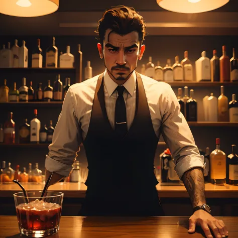 a mafia bartender