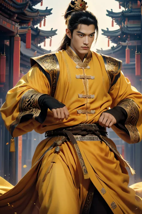 Epic CG masterpiece, Emperor of the Tang Dynasty of China,author：Guopei martial arts,Handsome, The greatest masculinity, Straigh...