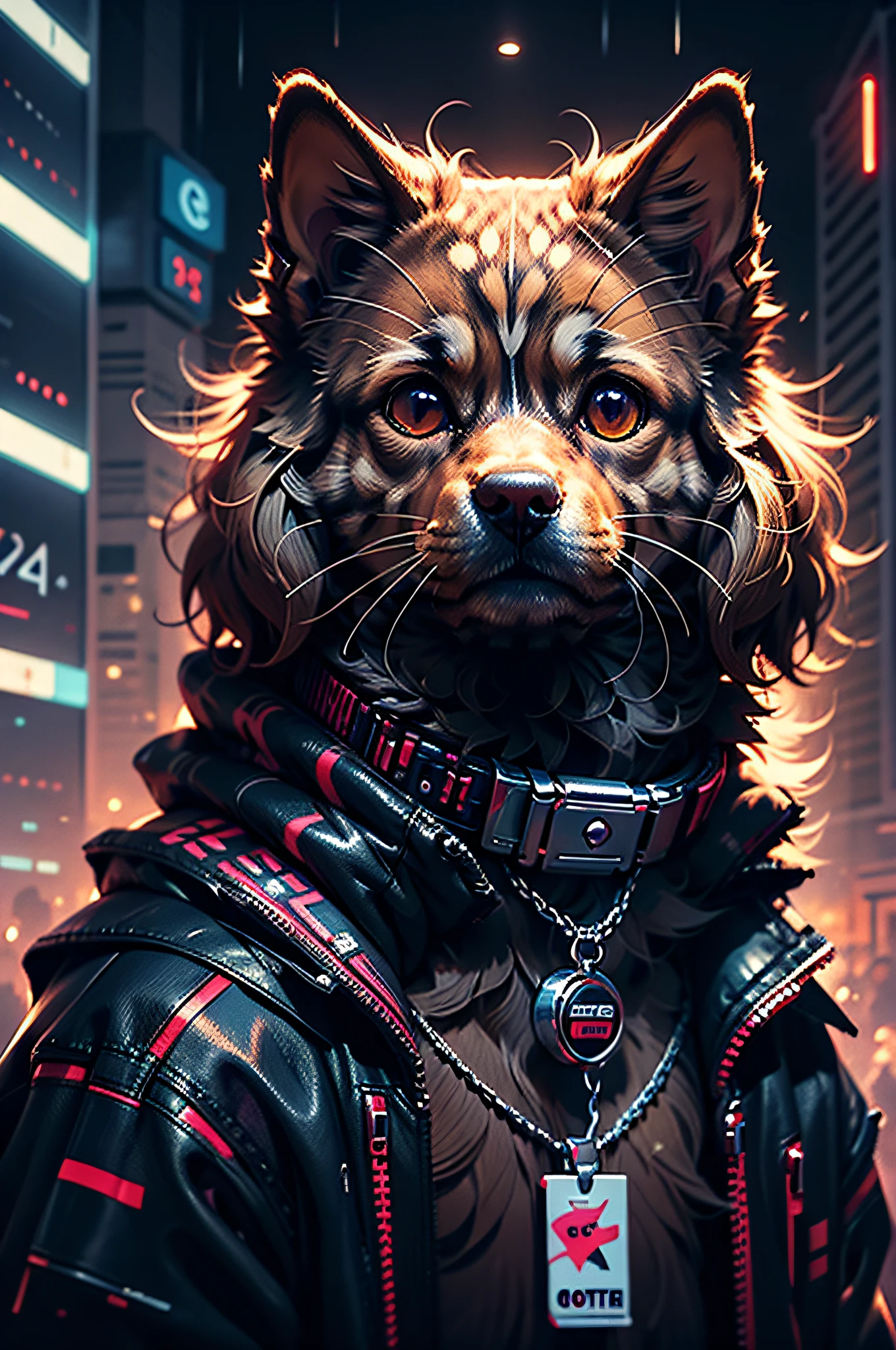 Cyberpunk pour chien cocker américain