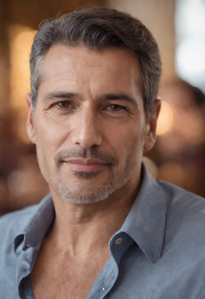 A very handsome Latino man, sans barbe , maigre, 55 ans, Maintenant ...