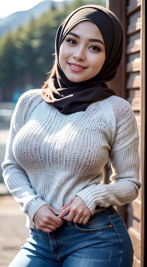 Asian women with hijab very big bre - OpenDream