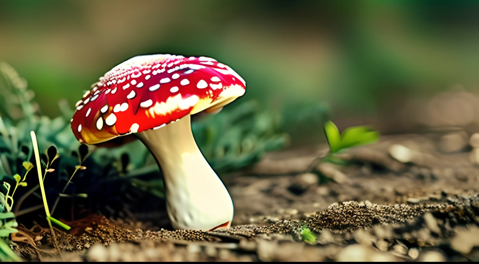 hybrid of red fly agaric and artificial intelligence - SeaArt AI