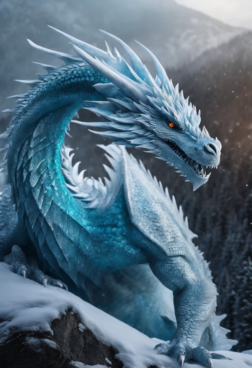 Frost Dragon，mega，Higher than the mountain