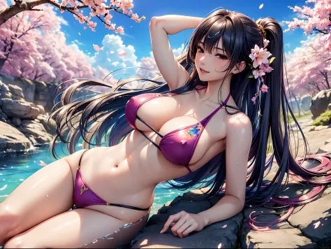 (top-quality、​masterpiece、very high res、An ultra-high picture quality、2.5th dimension 1.5)、Perfect and ultimate beauty(18 years old 1.5)、Realistic portraits、Beautiful breasts with a slender body shape(F Cup 1.5)、Beautiful body、beautiful countenance、Colorfu...