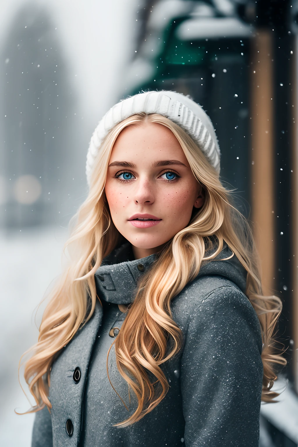 fotografia de retrato profissional de uma linda menina norueguesa