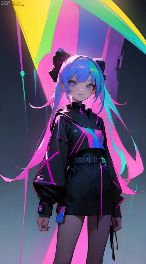 Download Anime Boy With Neon Mask Wallpaper | Wallpapers.com