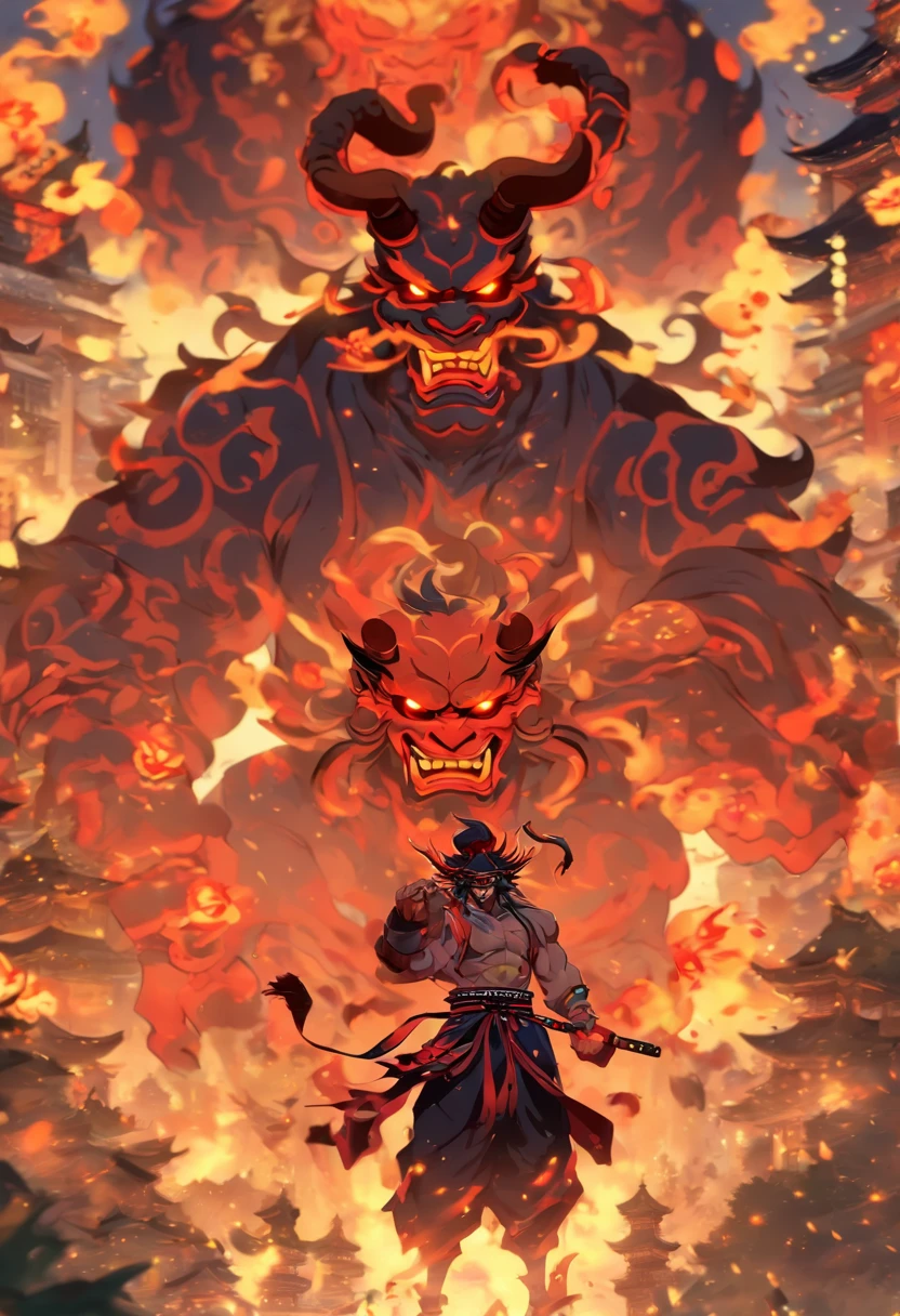 (((Oni))) best quality, very high resolution, detailed CG in 4K ...