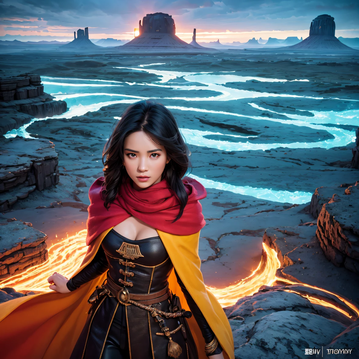 Labyrinth 32K,Realistic painting_book_cover:1.3,  1:60 miniatures，Go to the maze，CG Giant, Smooth CG art, Realistic. Cheng Yi, Forced masterpiece，monument valley，Geometry Cute secret rendering, Rendu portrait 8k, Render character art 8 K, Kawaii realistic portrait， tmasterpiece，monument valley，geomerty（Linen batik scarf）， Angry fighting stance， looking at the ground， Batik linen bandana， Chinese python pattern long-sleeved garment，Uncharted（Abstract propylene splash：1.2）， Dark clouds lightning background，tmasterpiece，Monument Valley geometry（realisticlying：1.4），tmasterpiece，monument valley，geomerty，Telephoto lens high， A high resolution， the detail， RAW photogr， Sharp Re， Nikon D850 Film Stock Photo by Jefferies Lee 4 Kodak Portra 400 Camera F1.6 shots, Rich colors, ultra-realistic vivid textures, Dramatic lighting，8K quality, Girls，Backstreets， Dark clouds lightning background masterpiece，monument valley，geomerty（realisticlying：1.4），Black color hair，tmasterpiece，monument valley，Geometric secrets， RAW photogr， Sharp Re， Nikon D850 Film Stock Photo by Jefferies Lee 4 Kodak Portra 400 Camera F1.6 shots, Rich colors, ultra-realistic vivid textures, Drama light film CG agency，Tropical canyon battle scene、Chinese big breasts、Vintage trench coat、three kingdom、ember、100 people、Faraway view、intense battles、high detal、masuter piece、NSFW，Multi-layered long-sleeved gauze garment，Quick-drying vest，Colorful cotton and linen sweater，Red and black snake cloak cloak，Doomsday ruins（Uncharted）Climb the streets（（（Miniatures）））tmasterpiece，monument valley，geomerty