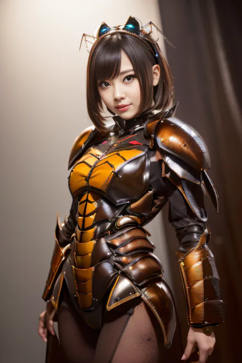 there is a woman in a costume that is posing for a picture, armor girl, shiny plastic armor, wearing monster hunter armor, Beautiful armor, pvc armor, in monster hunter armor, bikini armor female knight, stunning armor, girl in knight armor, Girl in Mecha ...