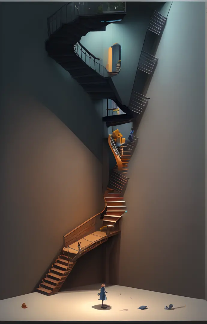 Structurally complete staircases and staircases，Fully integrated