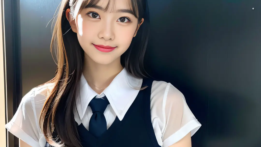 (((32ｋ,high detal,high-detail、​masterpiece,Attention to detail,full body Esbian,Lori,独奏))),Raw photo & realistic atmosphere,beautiful dark blue eyes,Detailed mouth,Glossy lips,Detailed eyebrows,Eyes drawn in detail with soft white skin that shines in every...