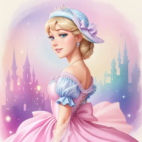 Free Ai Image Generator - High Quality and 100% Unique Images -  —  Cinderella from the cartoon as princess peach from the cartoon dressed in  red harem see through underwear. Feet